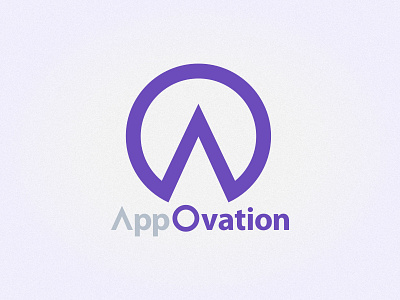AppOvation logo design alphabet logo branding branding and identity logo logo 2d logo alphabet logo design logo design branding o logo