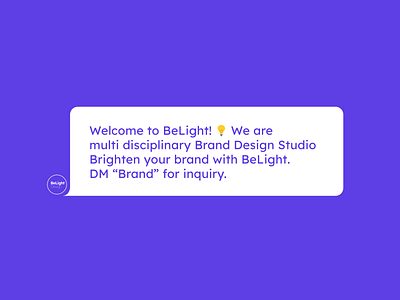 We are BeLight Design 💡