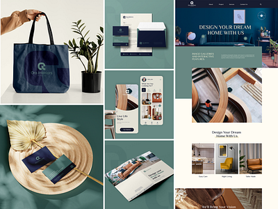 Ora Interiors Branding & UI Designs