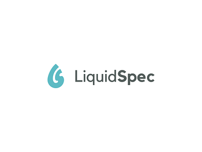 LiquidSpec air cooling drop logo ls ls monogram symbol water water drop