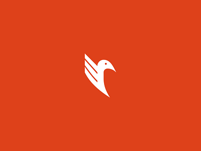 bird animal bird logo minimal minimalist symbol wings