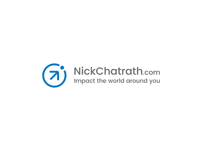 Nick Chatrath around arrrow coach coaching impact logo minimal minimalist symbol world
