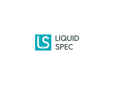 Liquid spec cool cooling lettermark liquid logo ls lettermark ls monogram minimal minimalist monogram symbol tubes water