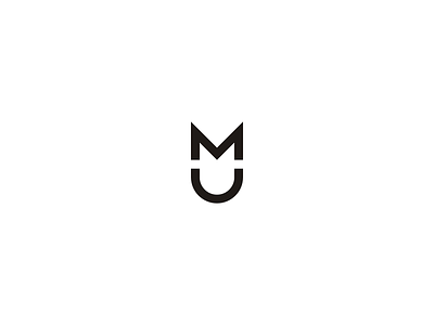 UM monogram lettermark logo minimal minimalist monogram symbol um um lettermark um monogram