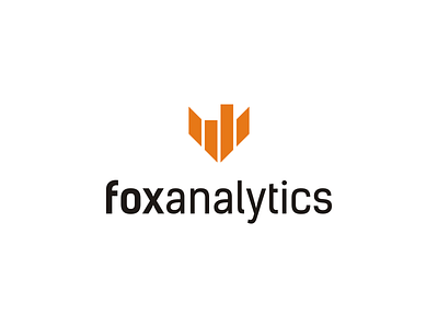 foxanalytics analytics diagram fox fox head head logo minimal minimalist