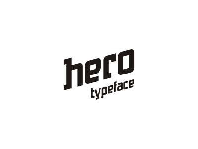 Hero free typeface font glyph glyphs type typeface typography