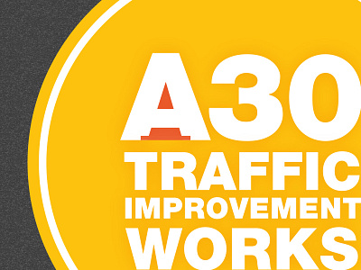 Traffic logo road sign road works traffic cone