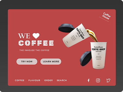 Coffee Webpage Design