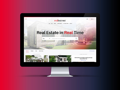 Realtor.com Website app branding creative direction desktop digital design e commerce ui ux website