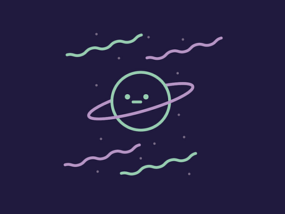 Basic planet 🪐 design galaxy graphic illustrator logo logo trends 2021 minimalism project space