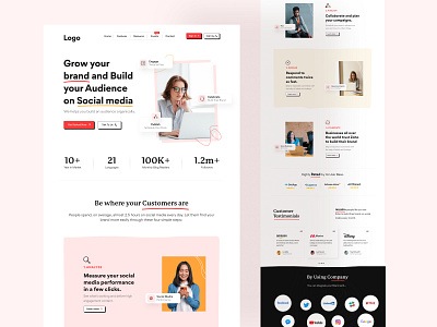 Landing Page landing ui