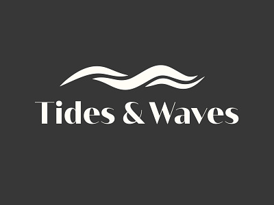 Tides & Waves Clothing Brand Logo Design agrafixer branding clothing brand logo design foryou graphic design logo logodesign minimal logo minimalist logo ui vector waves logo