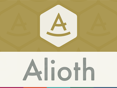 Alioth Logo branding geometric logo