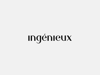 Ingenieux - logo concept animation branding colourful design digital letter logo mark minimal typography