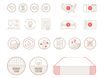 Christeli Icons Evolved circle duotone geometric icons outline sleep