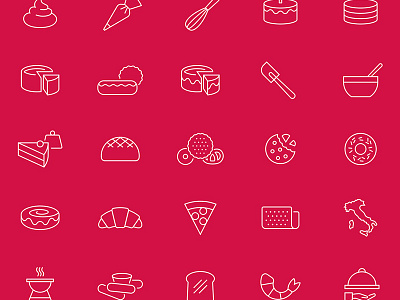 Rich's Icon Set geometric icons outline