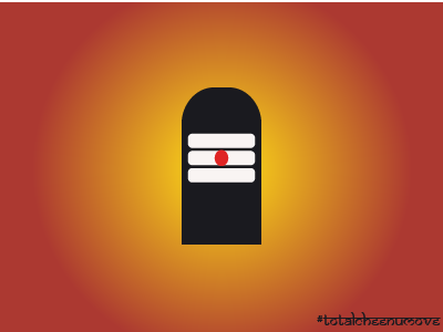 Shiva Lingam Design flatdesign gradient mahashivaratri shiva shivalingam ui ux visualdesign