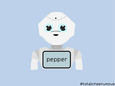 Pepper Design ai graphicdesign japan pepper robot robotics ui ux visualdesign