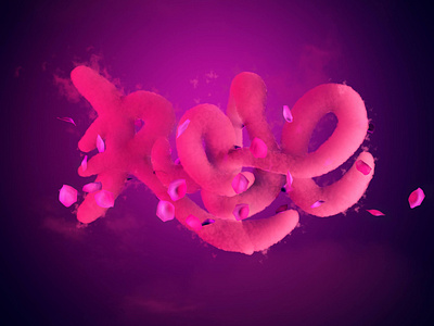 Hello Rose 3d branding design logo render typography
