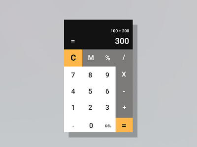 Calculator design ui ux