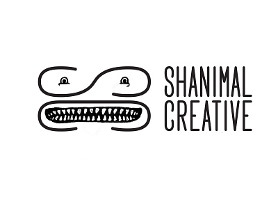 Shanimal Rebrand branding creative digital face illustration lettering logo monster shanimal