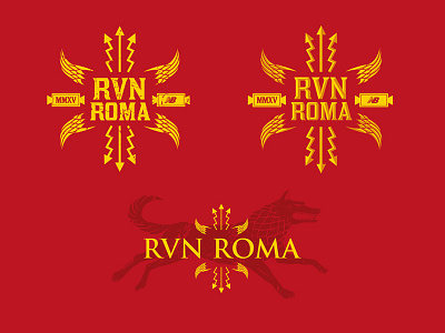 Rome Marathon T-shirt WIP illustration marathon roman rome wolf