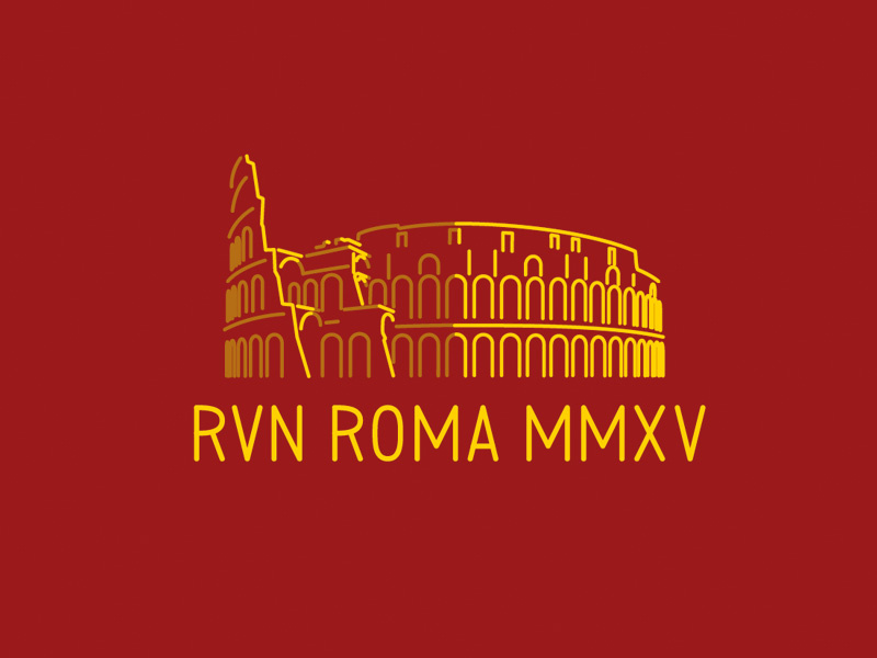 Colosseum colosseum rome line illustration