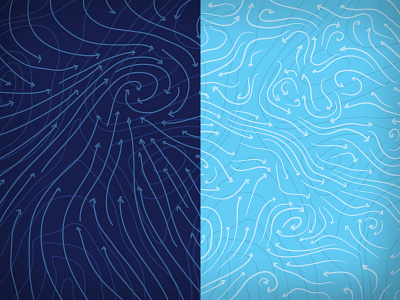 Wind & Current background illustration ocean pattern topography water wind