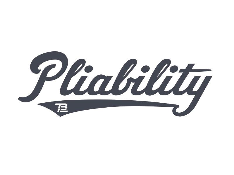 Baseball Script 2 hand-lettering uniform sports script baseball pliability lettering
