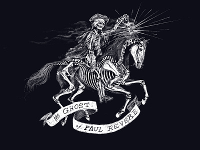 Paul Revere Rides Again doot ghost horse paul revere skeleton