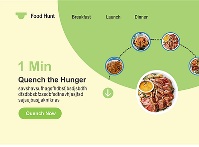 Food Ordering App with Animation ui ux web desginer