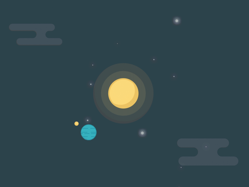 Galaxy - MDS 2d 2danimation aftereffects gif illustration looping motion design motion design school space vector