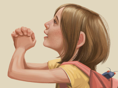 Close-Up children illustration