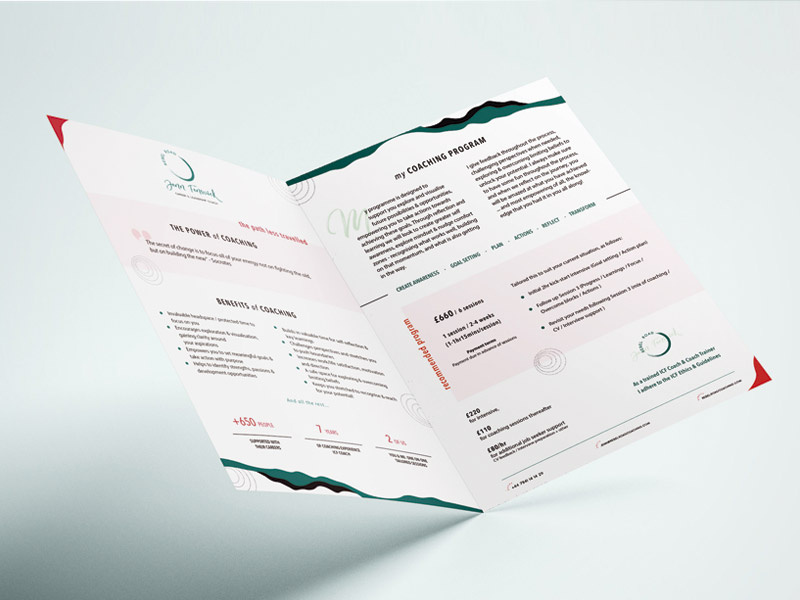 Rebel Road Bifold Brochure bifold brochure brochure design graphic design marketing collateral design marketing collateral business coaching branding business coaching branding brand design brand