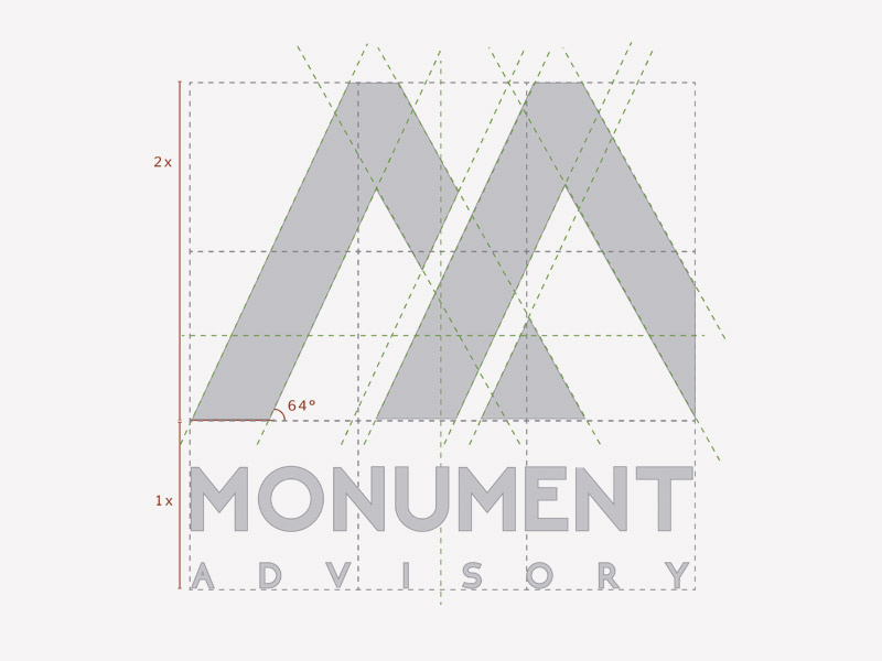Monument Logo Design financial service logo advisory logo logo logo design