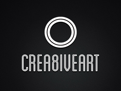 Crea8iveart design logo logo design type