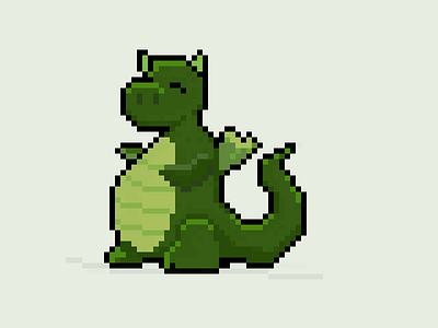 dino illustration minimal pixel art pixel illustration