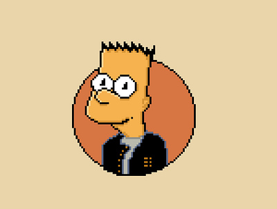 simpson 2d illustration 8bit 8bit art cyberpunk arts illustration minimal pixel art pixel illustration pixel vector art vector art