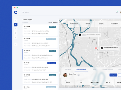 Logistics I Web App I Dashboard