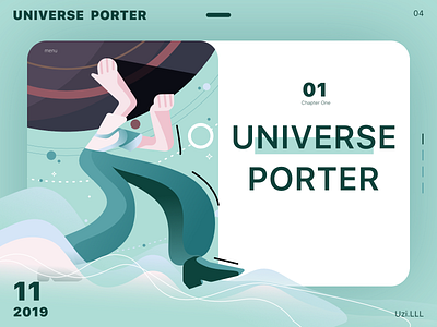 UNIVERSE PORTER affinity designer illustration pc ui