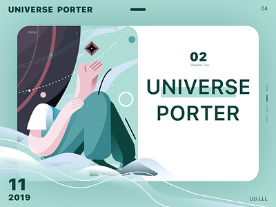 UNIVERSE PORTER02 affinity designer illustration pc ui