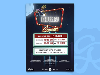 The Big D Concert Poster