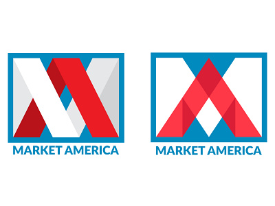 Market America Logo Concept design logo vector