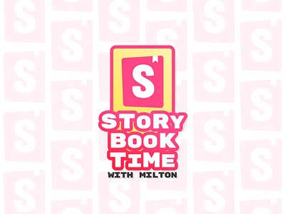 Storybook Time with Milton design figma graphic design logo
