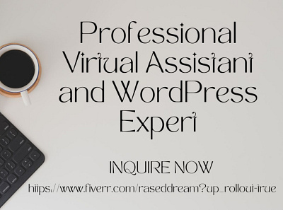 Professional Virtual Assistant and WordPress Expert virtual assistant