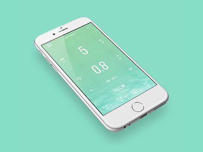 Breeze Surf Forecast made simple design forecast gesture ios iphone mobile surf ui ux weather