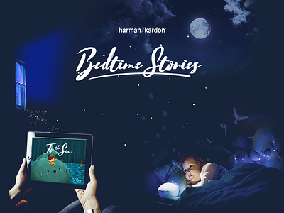 Bedtime Stories | Smart Home android bedtime books children concept experience interaction ios ipad mobile parents smart home