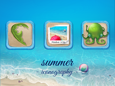 Summer Icons chill facebook great vibes icons photos summer ui