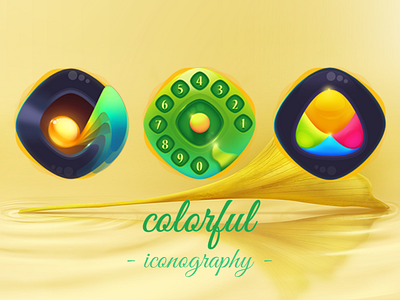Colorful Icons apps colorful design dreamy icons playful ui