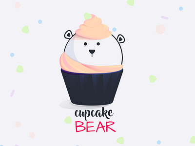 Cupcake Bear branding identity logo product ui